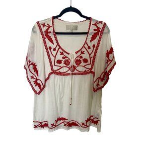 Pedro del Hierro Embroidered Boho Top EUR Large  Boho * Casual * Vacation